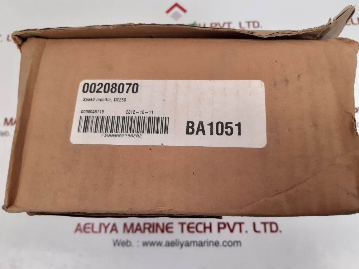 Motrona dz260 speed monitor 