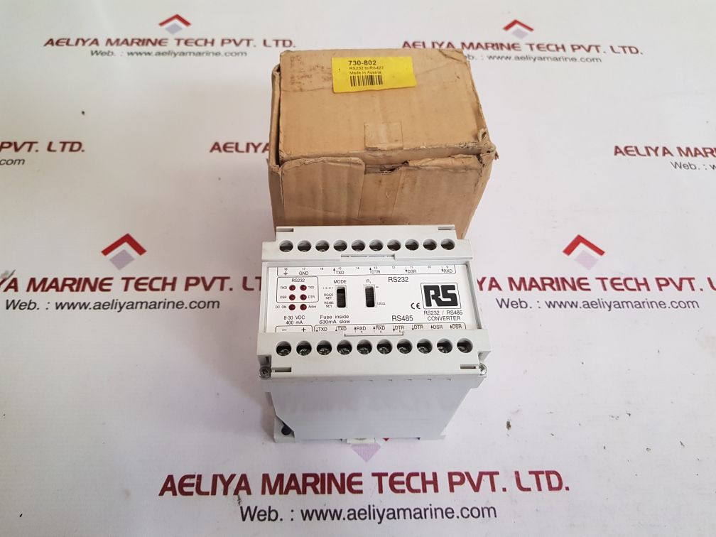 B & r automation rs232/rs485 interface converter