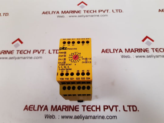 Pilz pnoz xv2 3/24vdc 2n/o 2n/ot safety relay 