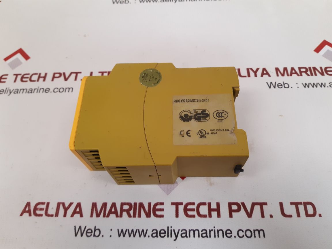 Pilz pnoz xv2 3/24vdc 2n/o 2n/ot safety relay 