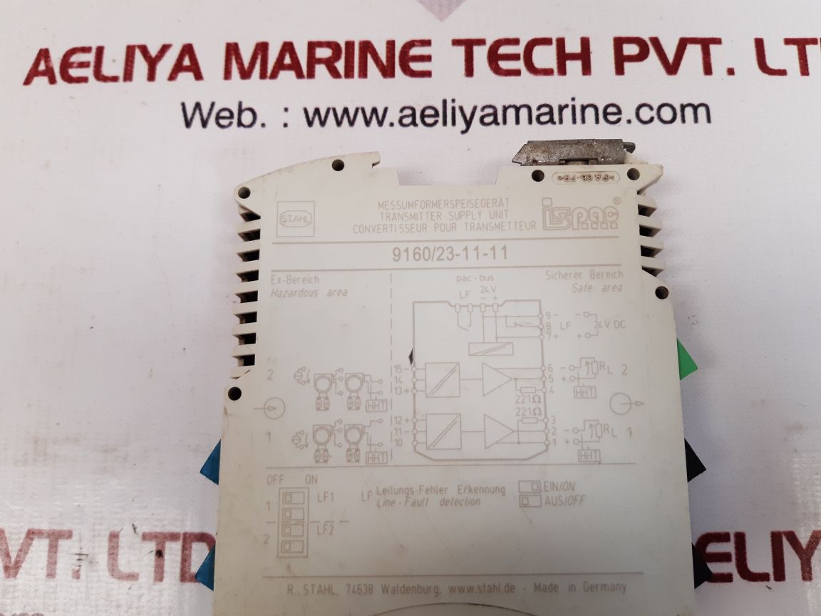 Stahl 9160/23-11-11 transmitter supply unit