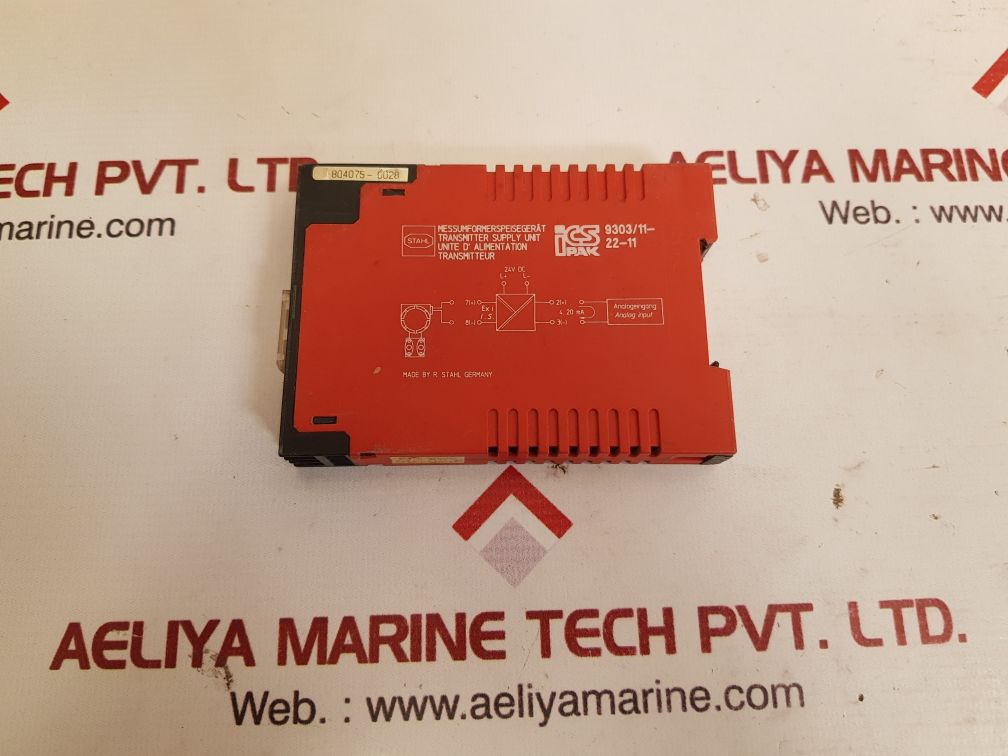 Stahl 9303/11-22-11 icspak transmitter supply unit