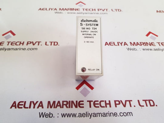 Electromatic s-system sb 140 724 delay relay 3-60 min.