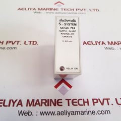Electromatic s-system sb 140 724 delay relay 3-60 min.