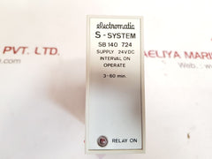 Electromatic s-system sb 140 724 delay relay 3-60 min.