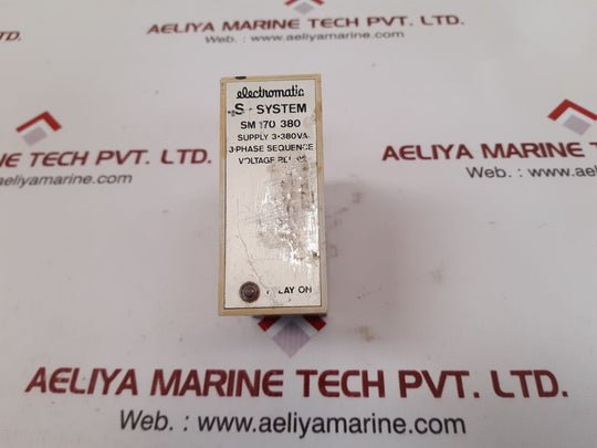 Electromatic Sm 170 380 3-phase Sequence Voltage Relay