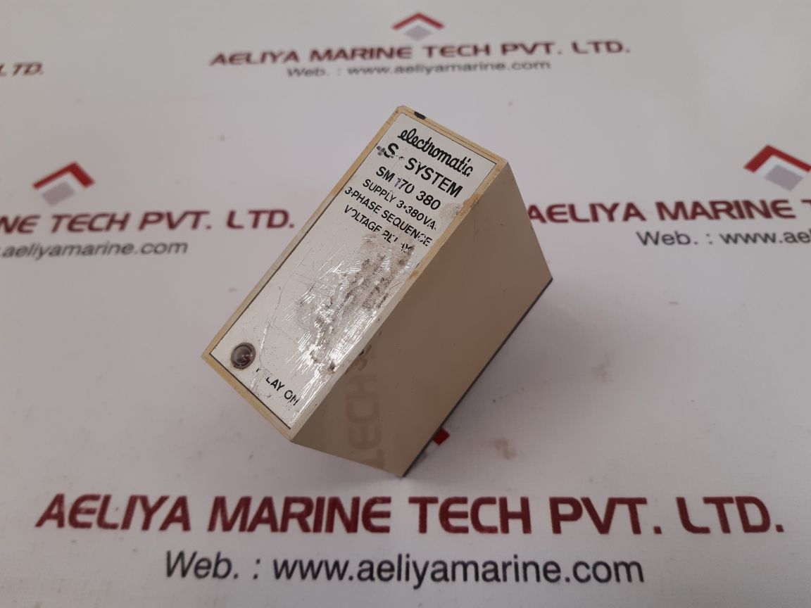 Electromatic Sm 170 380 3-phase Sequence Voltage Relay