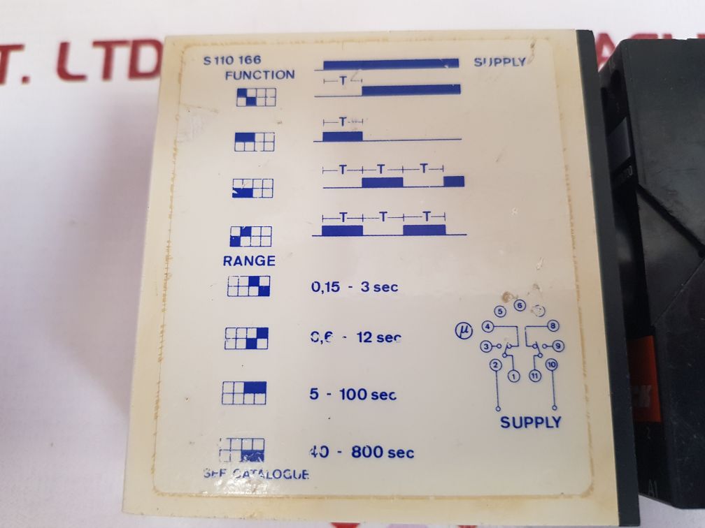 Electromatic s-system s 110166 230 combi timer