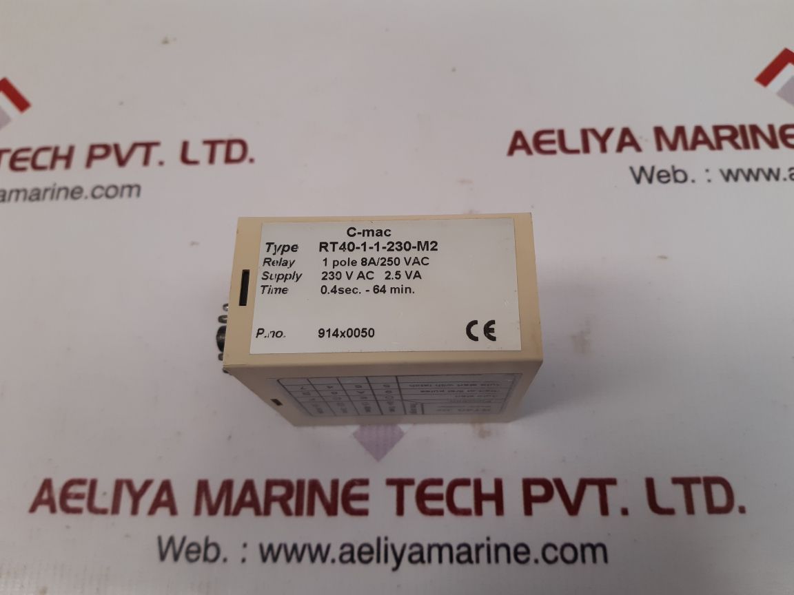 C-mac rt40-1-1-230-m2 timer