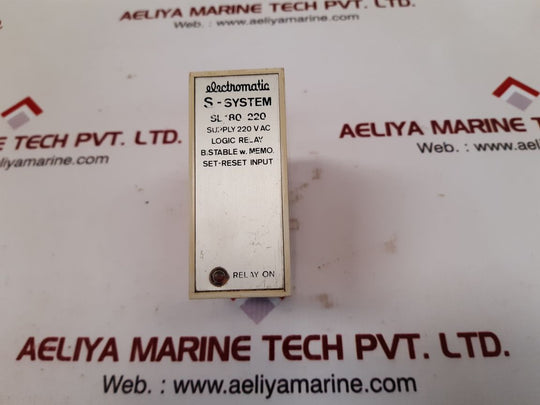 Electromatic s-system sl 180 220 logic relay