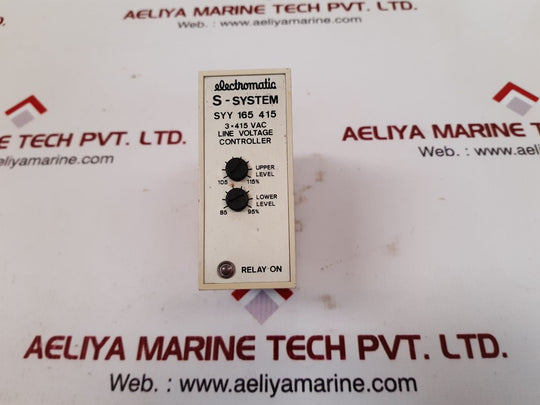 Electromatic s-system syy 165 415 line voltage controller