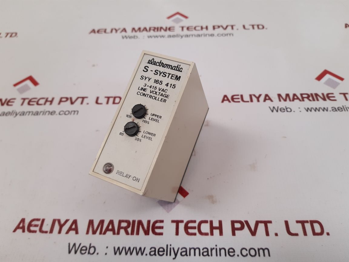 Electromatic s-system syy 165 415 line voltage controller