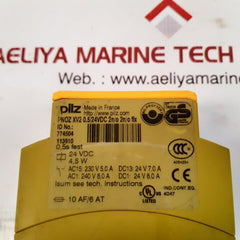 Pilz pnoz xv2 0.5/24vdc 2n/o 2n/ofix safety relay