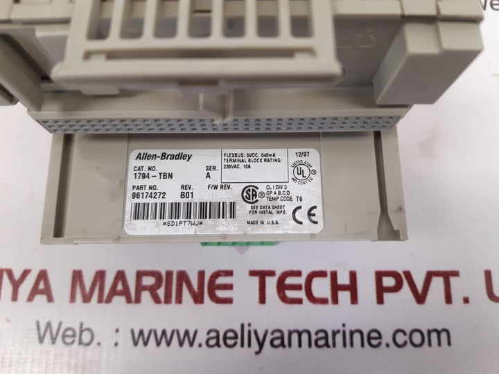 Allen-bradley 1794-tbn ser. a terminal base rev. b01