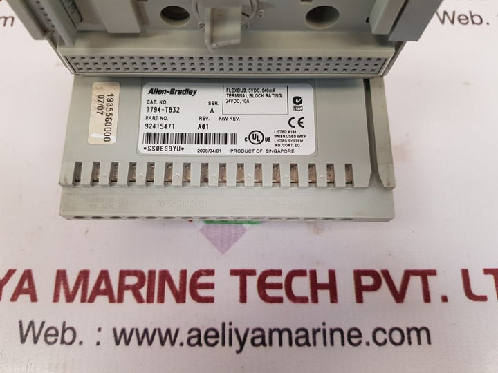 Allen-bradley 1794-tb32 ser. a terminal block base 92415471