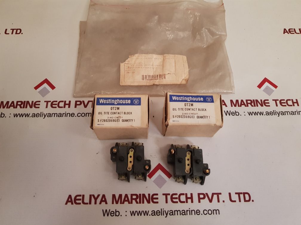Westinghouse ot2m oil-tite contact block