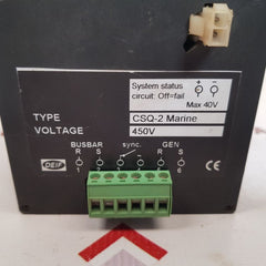 Deif csq-2 marine synchroscope relay used