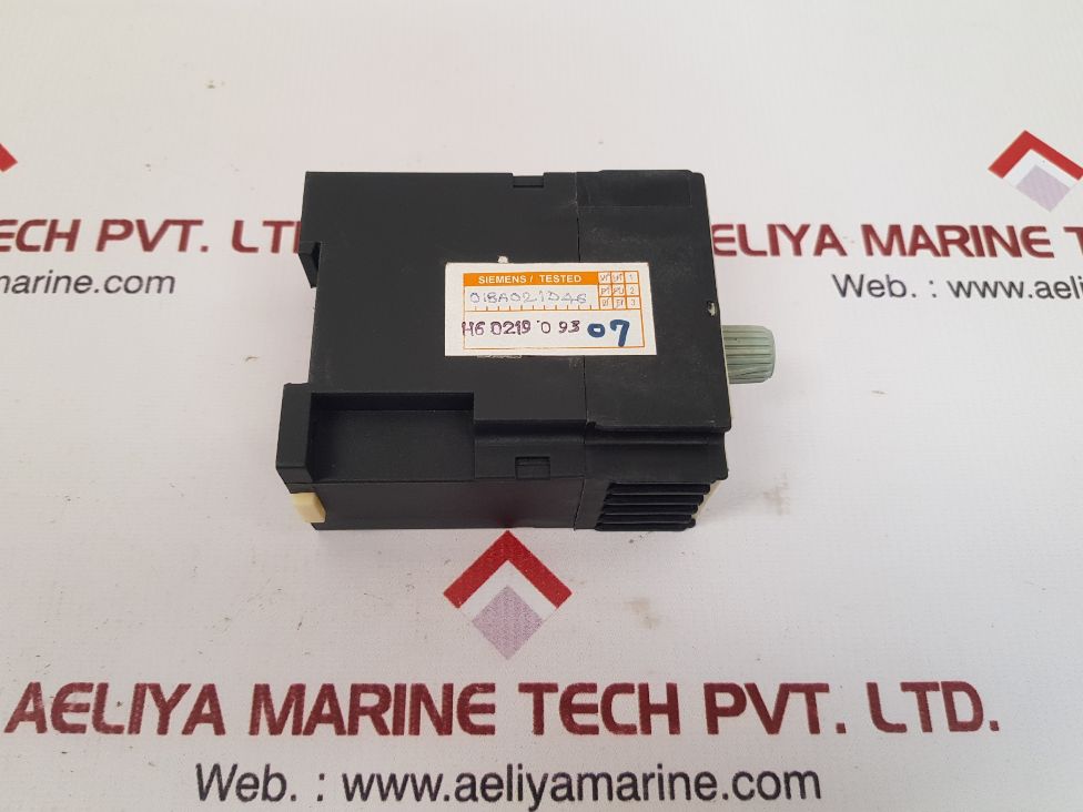 Siemens 7pu2240-3bb32-oz electronic timer 0.6 to 6 min.