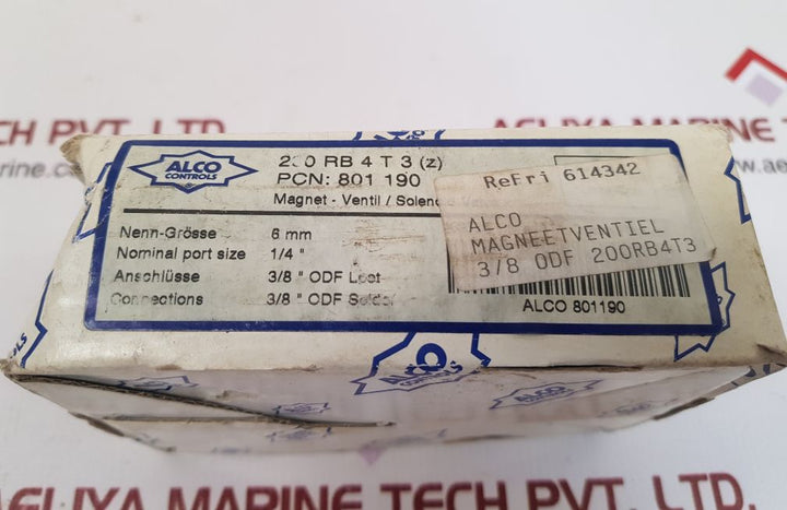 Alco controls/emerson 200rb4t3 2-way solenoid valve