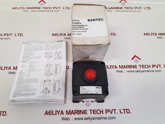 Bartec 07-351 emergency push button red