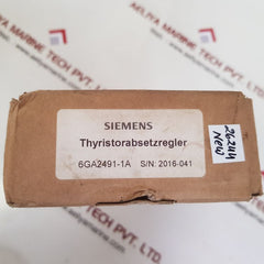 Siemens 6ga2491-1a automatic voltage regulator g33928-u2954-f001-b0-0036