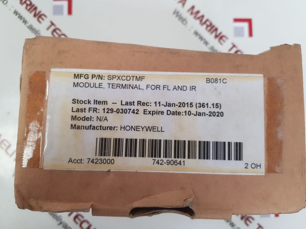 Honeywell 3001b0503(r.4) terminal module