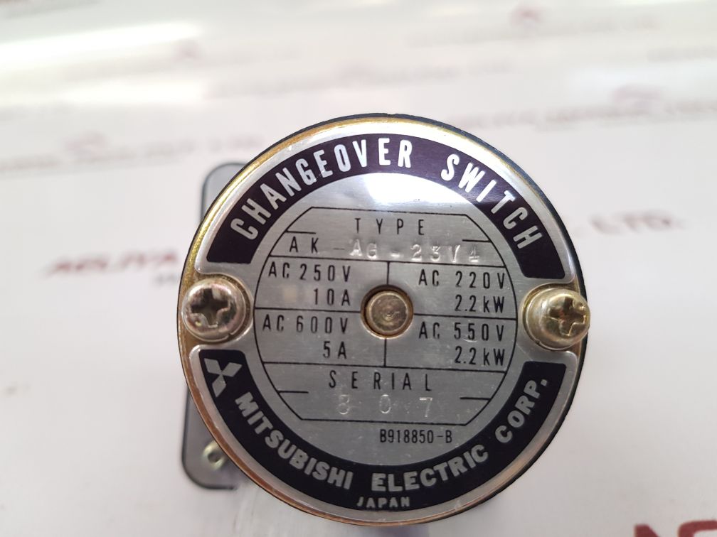 Mitsubishi ak-ag-23v4 changeover switch