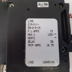 Airpax 1604r14a circuit breaker 6081-0300