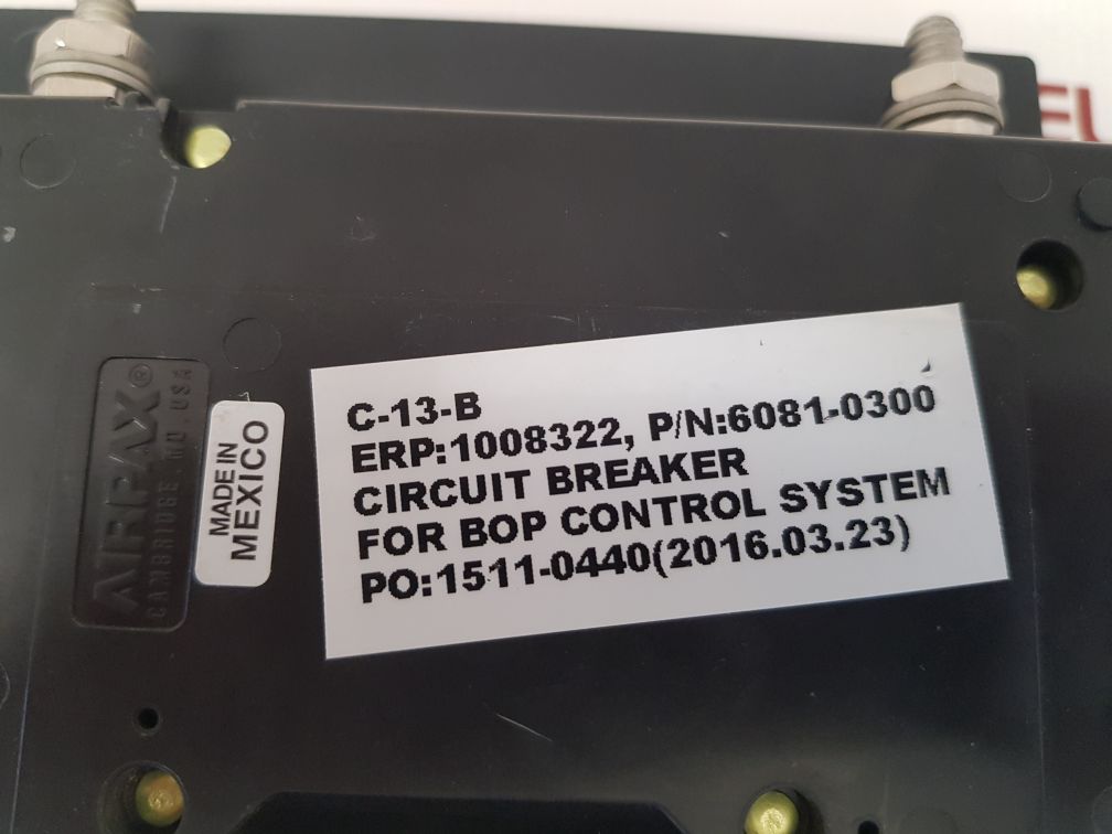 Airpax 1604r14a circuit breaker 6081-0300