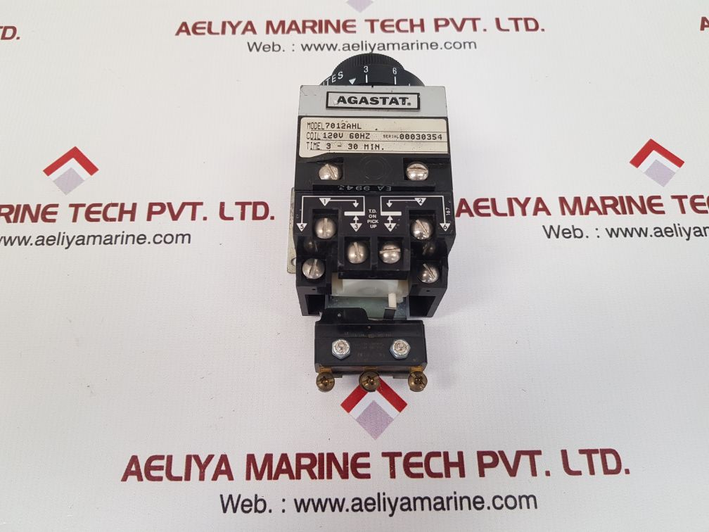 Agastat 7012ahl timing relay 3 to 30 minutes