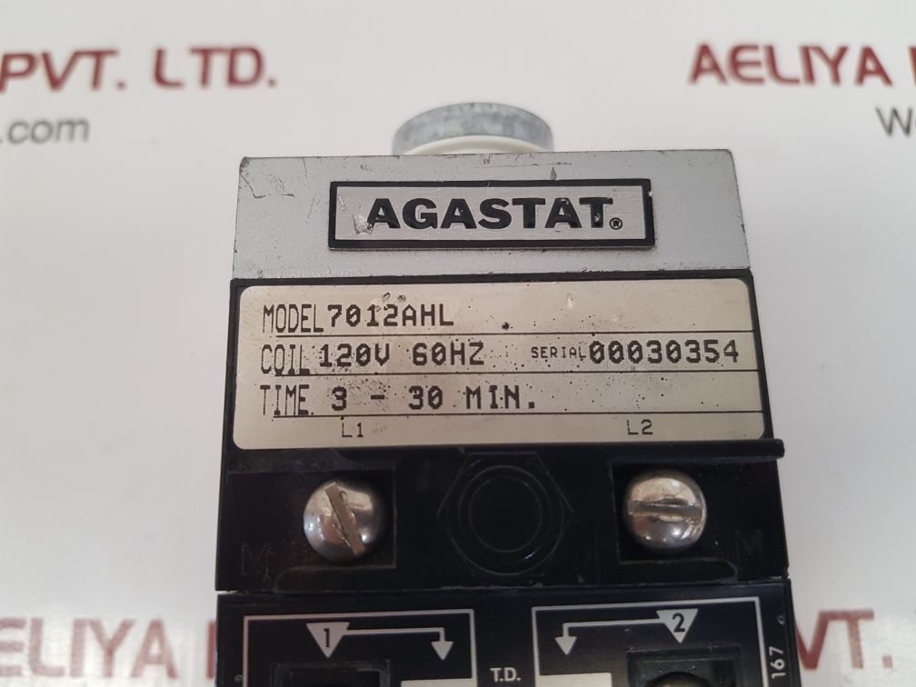 Agastat 7012ahl timing relay 3 to 30 minutes