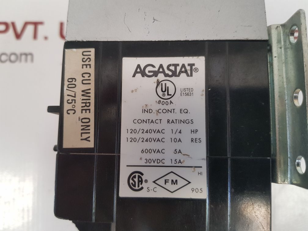 Agastat 7012ahl timing relay 3 to 30 minutes