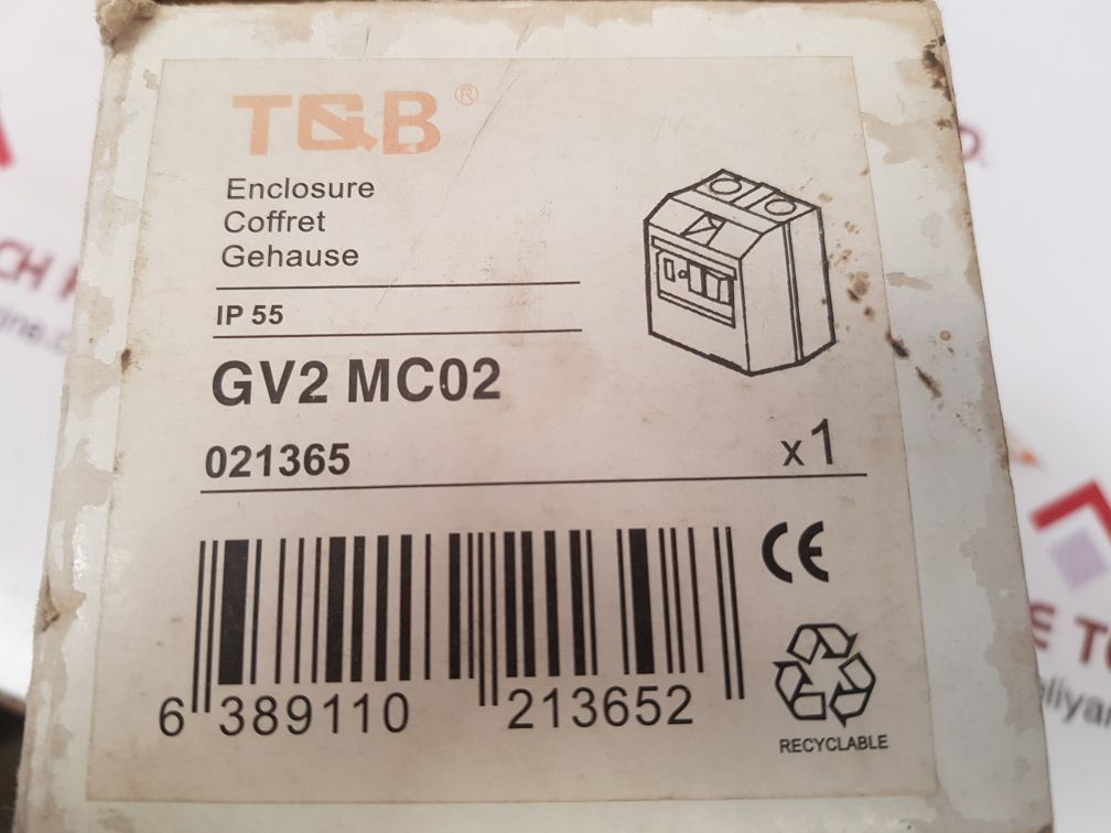 T & b gv2mc02 motor protection circuit breaker