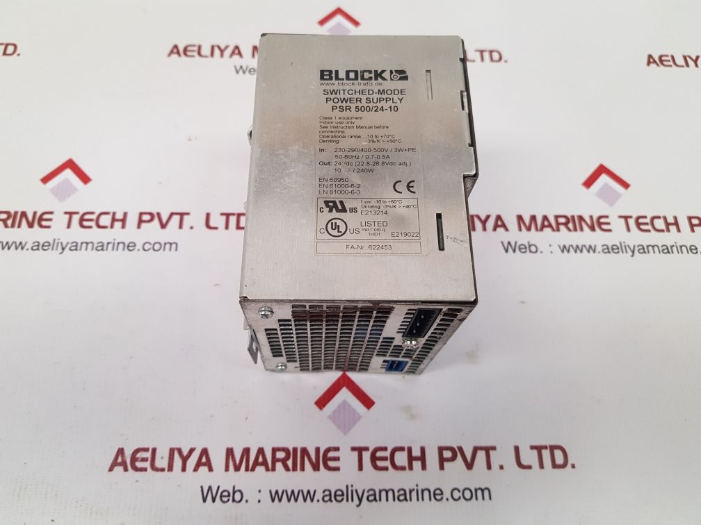 Block psr 500/24-10 switched-mode power supply