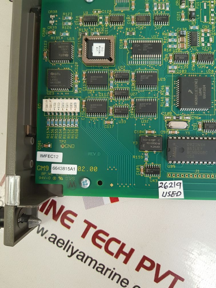 Abb Imfec12-symphony Analog Input Module Gm9 6643815A1 02.00