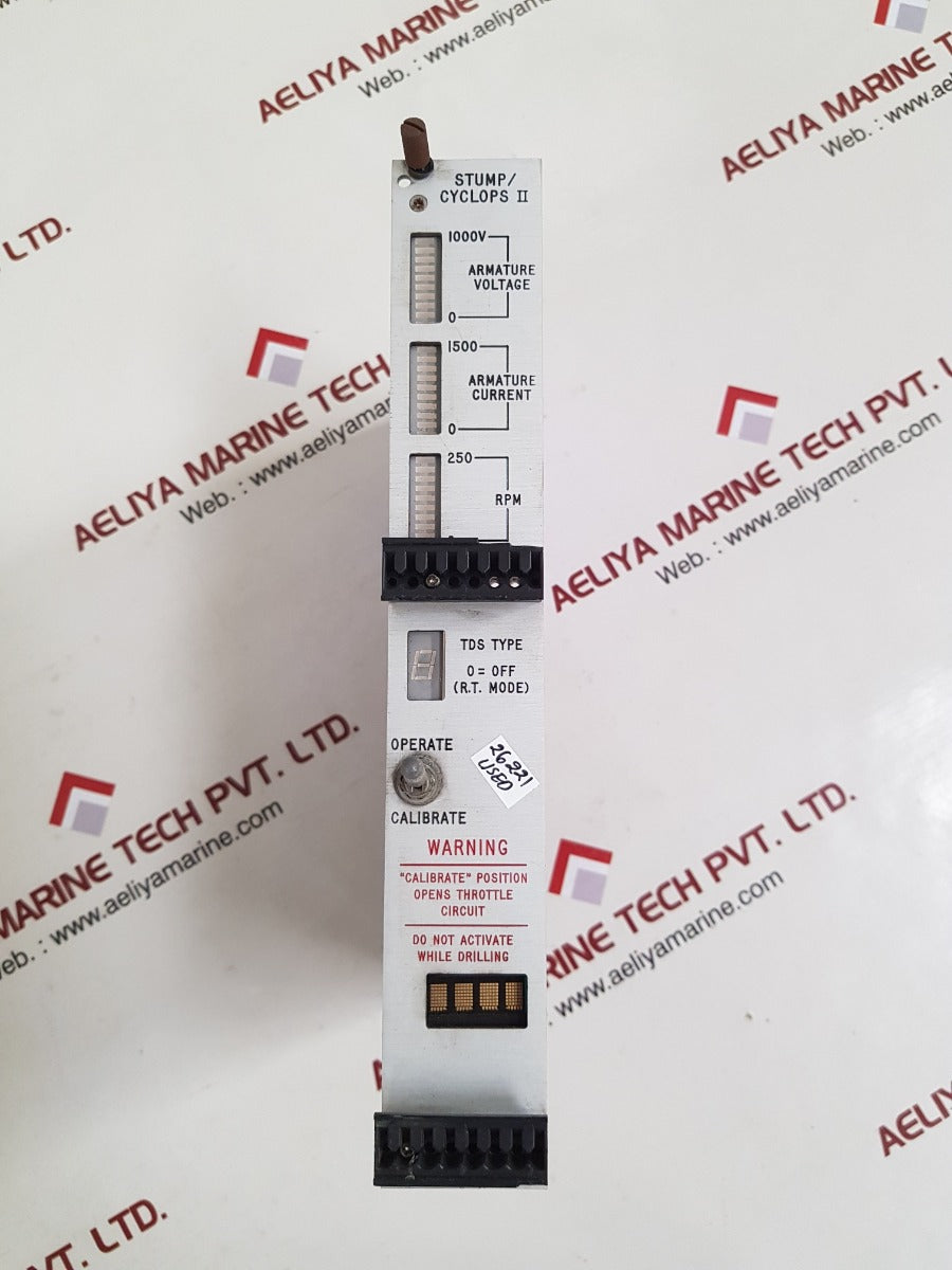 Varco oil tools stump/cyclops ii 96143 rev.a control board