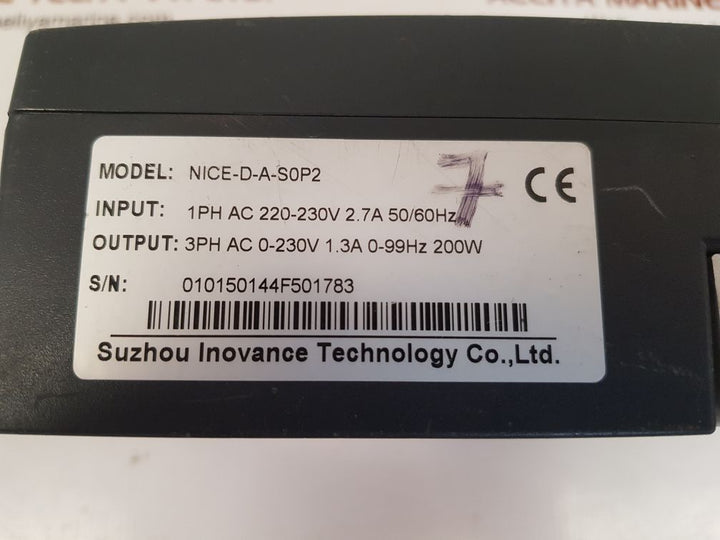 Suzhou inovance nice-d-a-s0p2 elevator door drive controller