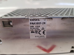 Cosel paa100f-24 power supply 24v 4.5a