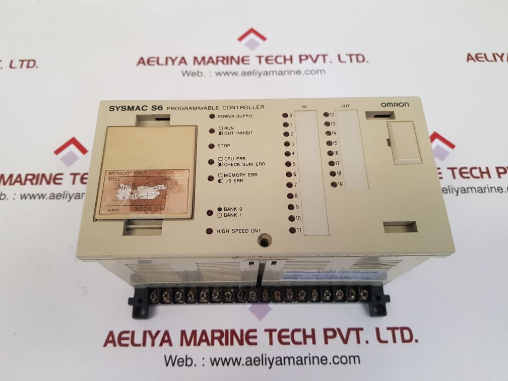 Omron 3g2s6-cpu29 programmable controller 24v ac/dc