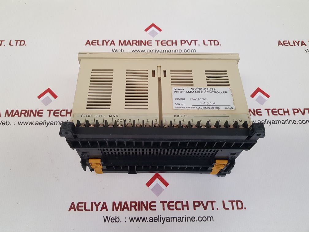 Omron 3g2s6-cpu29 programmable controller 24v ac/dc