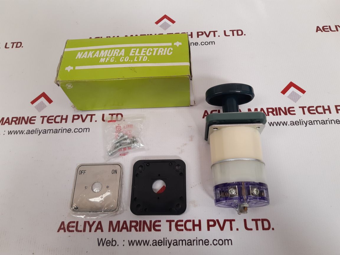 Nakamura electric dm-20 selector switch dmb-bla-1-p81