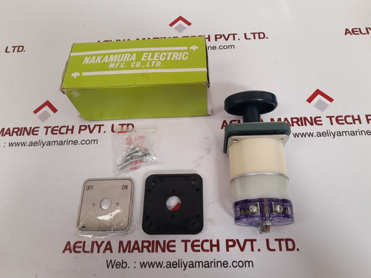 Nakamura electric dm-20 selector switch dmb-bla-1-p81