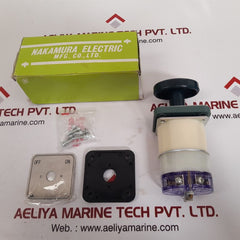 Nakamura electric dm-20 selector switch dmb-bla-1-p81