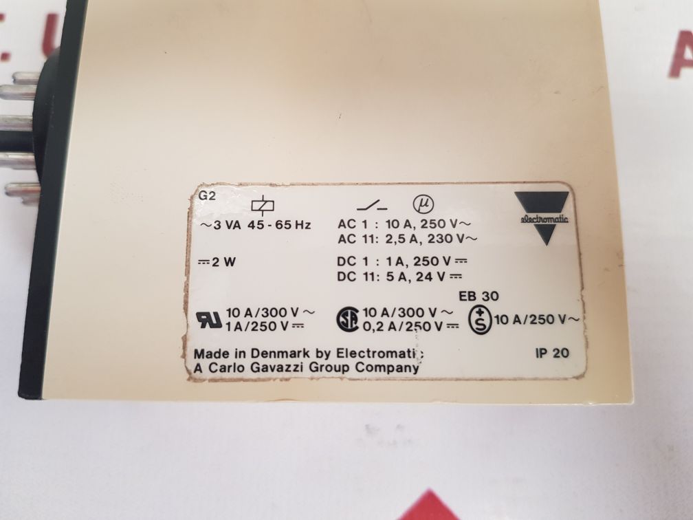 Electromatic sam 205 230 delay on operate 0.8 to 18 sec