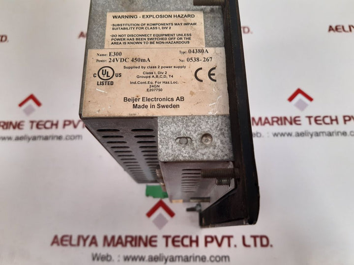 Beijer e300 operator panel 04380a