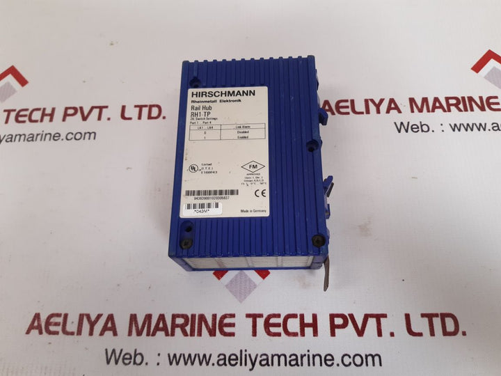 Hirschmann rh1-tp rail hub ethernet switch used