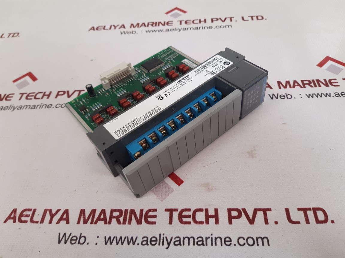 Allen-bradley slc 500 1746-ob16 ser.d output module