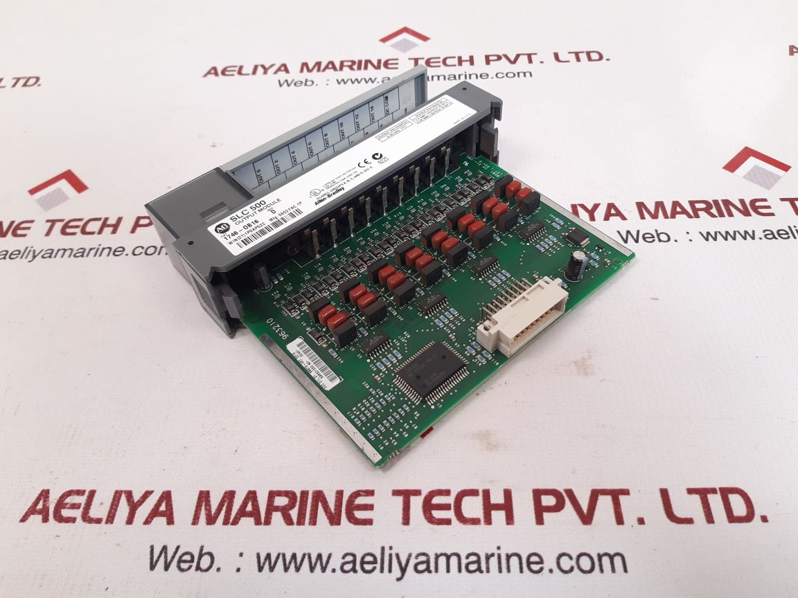 Allen-bradley slc 500 1746-ob16 ser.d output module