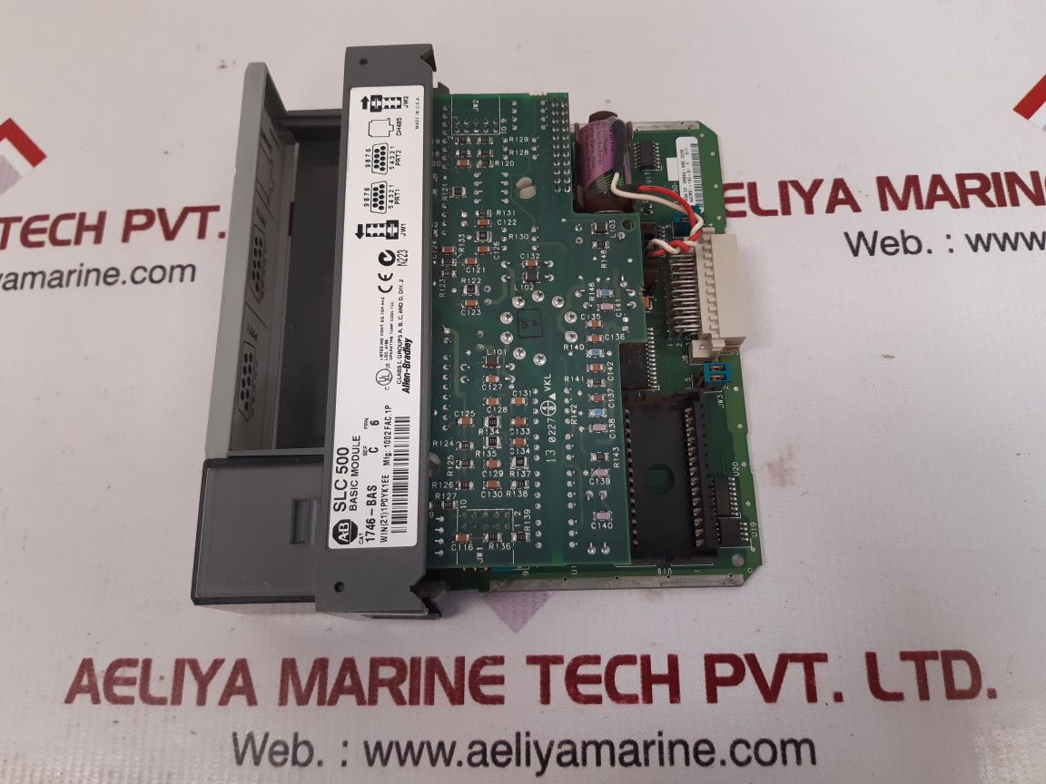 Allen-bradley slc 500 1746-bas ser.c basic module