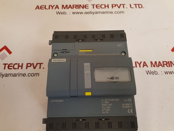 Siemens 3vt9116-5gb40 signal contact in shunt trip